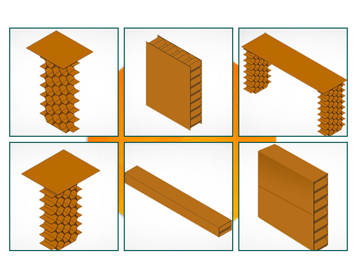 Void-fillers for filling gaps between pallets in containers